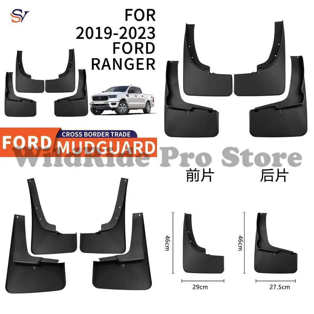 Front & Rear Mud Flaps for 2019-2023 Ford RANGER PP Soft Rubber Material Easy Installation Protection
Front & Rear Mud Flaps for 2019-2023 Ford RANGER PP Soft Rubber Material Easy Installation Protection