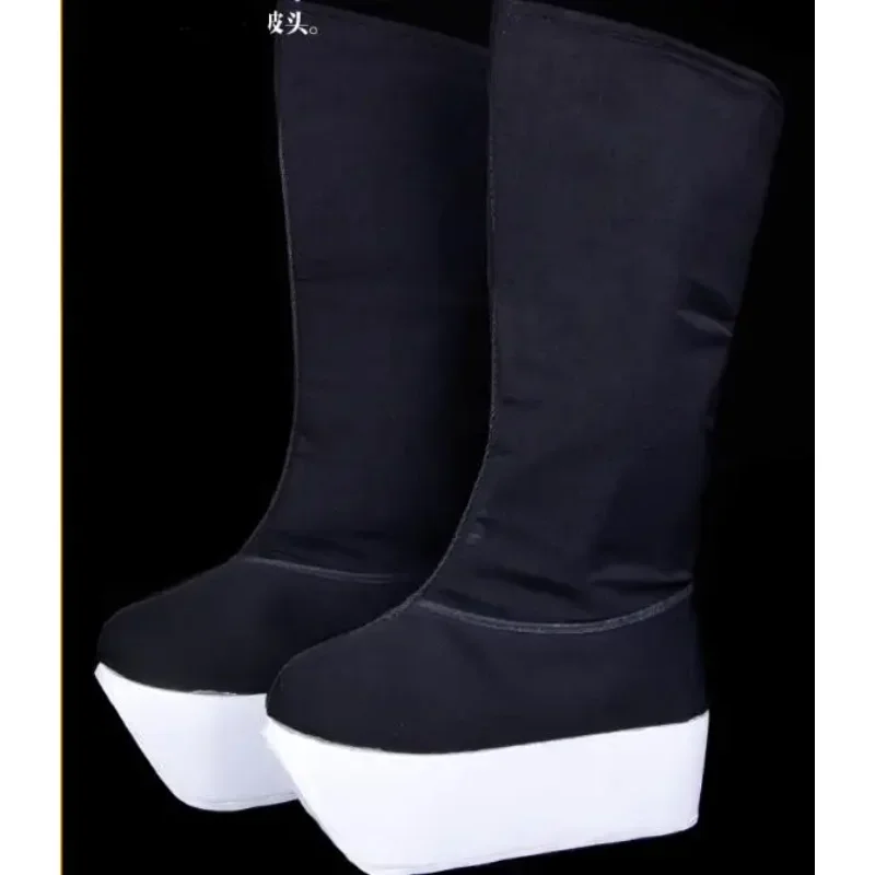 Peking Opera Boots Ancient Chinese Official Shoes 6cm High Platform Men Black Stage Performance
Peking Opera Boots Ancient Chinese Official Shoes 6cm High Platform Men Black Stage Performance