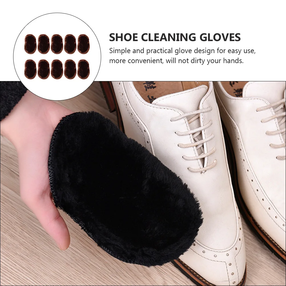 10Pcs Shoe Cleaning Gloves Efficient Simulation Wool Design for Polish and Stain Removal Multipurpose Cleaning Tool
10Pcs Shoe Cleaning Gloves Efficient Simulation Wool Design for Polish and Stain Removal Multipurpose Cleaning Tool
