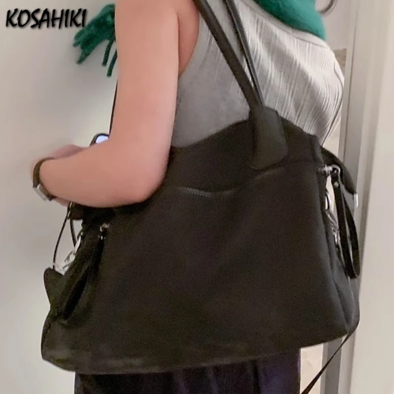 2025 New Trendy Korean Solid Tote Bags Casual Y2k Aesthetic All Match Underarm Bag Women Simple Vintage Shoulder Handbags Femme
2025 New Trendy Korean Solid Tote Bags Casual Y2k Aesthetic All Match Underarm Bag Women Simple Vintage Shoulder Handbags Femme