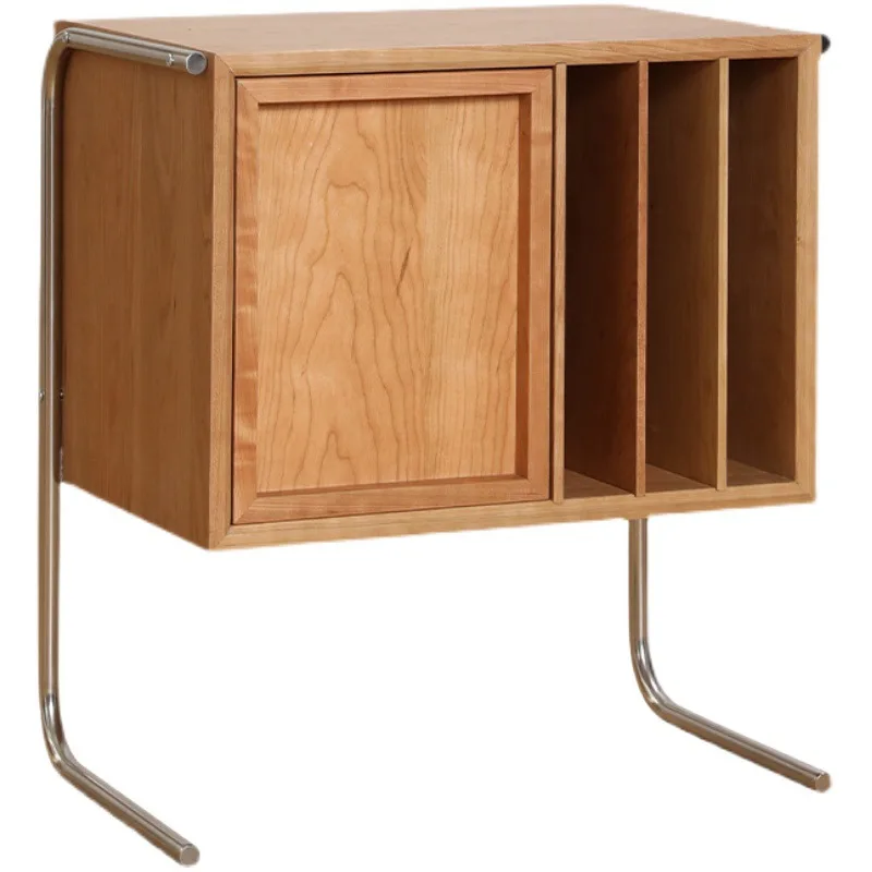 Iron cherry wood edge few sofa designer corner few Nordic wood magazine cabinet Japanese bedside table
Iron cherry wood edge few sofa designer corner few Nordic wood magazine cabinet Japanese bedside table