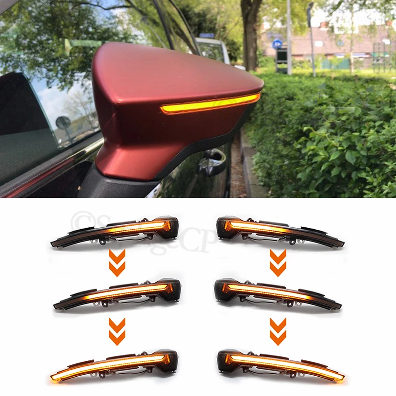 Side Rearview Mirror Dynamic Blinker Flowing Indicator LED Turn Signal Light For Seat Leon III MK3 5F ST Ibiza MK5 KJ1 Arona KJ7
Side Rearview Mirror Dynamic Blinker Flowing Indicator LED Turn Signal Light For Seat Leon III MK3 5F ST Ibiza MK5 KJ1 Arona KJ7