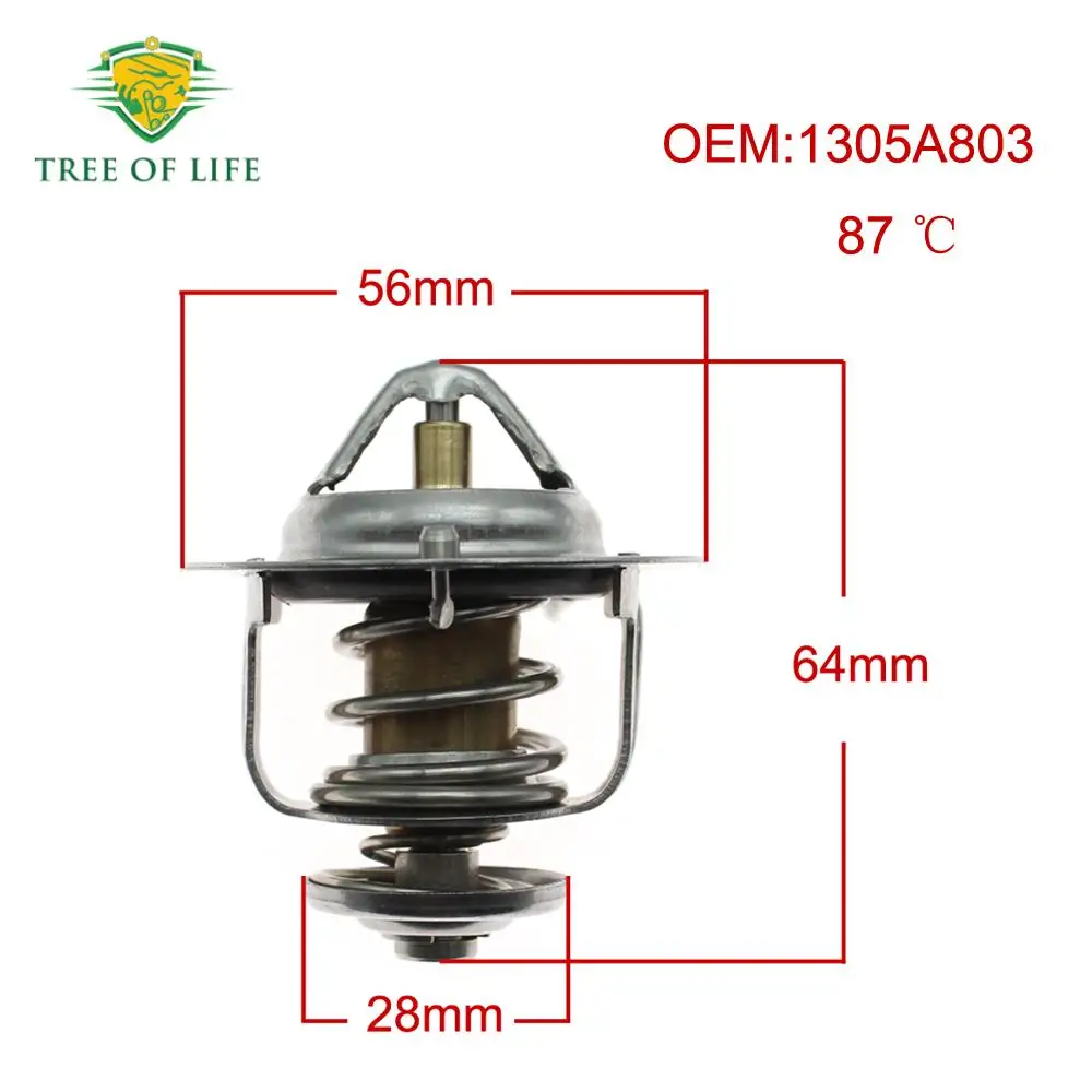 Engine Coolant Thermostat 87°C 1305A803 For Mitsubishi Outlander Sport CW0W GF0W ASX GA0W 2011-2020 Lancer CY0A 2008-2020
Engine Coolant Thermostat 87°C 1305A803 For Mitsubishi Outlander Sport CW0W GF0W ASX GA0W 2011-2020 Lancer CY0A 2008-2020