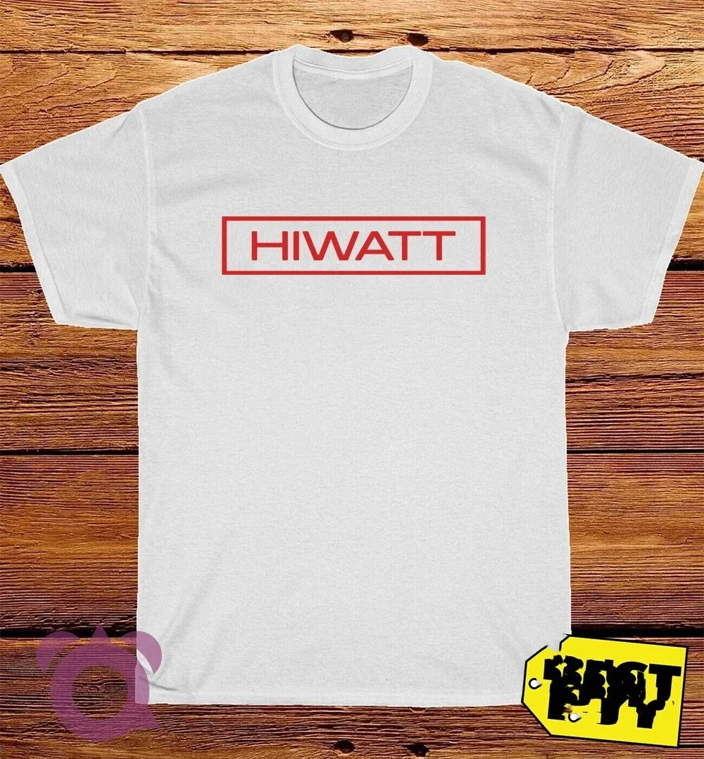 Новинка 2025, летняя мужская забавная футболка с логотипом Hiwatt, хлопковая футболка с круглым вырезом и принтом для мужчин и женщин
Новинка 2025, летняя мужская забавная футболка с логотипом Hiwatt, хлопковая футболка с круглым вырезом и принтом для мужчин и женщин