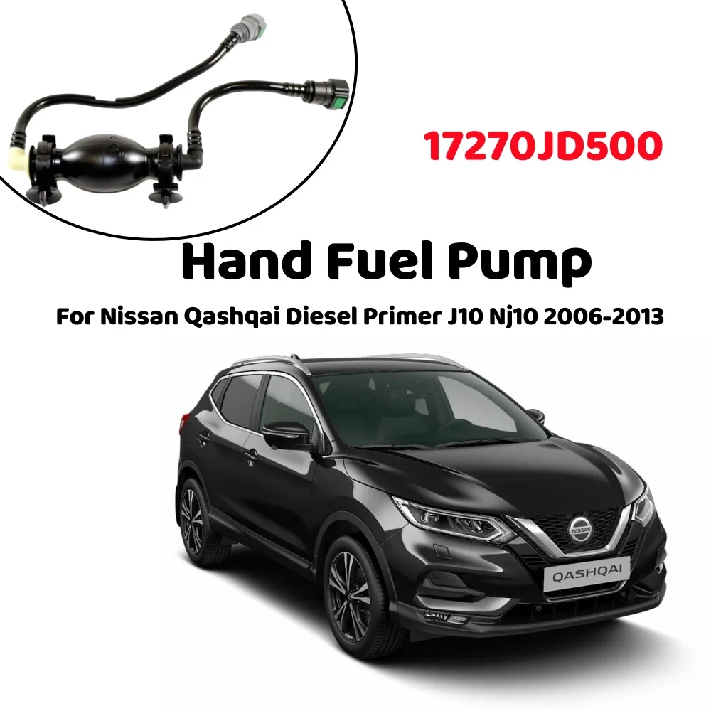 1Set Car Hand Fuel Pump With 2 Clips For Nissan Qashqai Diesel Primer 17270jd500 J10 Nj10 2006-2013 Engine Fuel Parts
1Set Car Hand Fuel Pump With 2 Clips For Nissan Qashqai Diesel Primer 17270jd500 J10 Nj10 2006-2013 Engine Fuel Parts