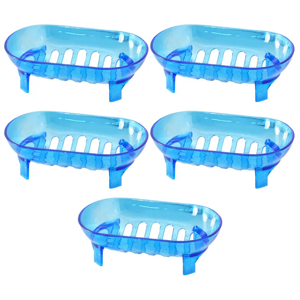 5Pcs Premium Plastic Soap Holder with Fast Drainage Creative Design Non Slip Base for Bathroom Kitchen Soap Storage Box Dish
5Pcs Premium Plastic Soap Holder with Fast Drainage Creative Design Non Slip Base for Bathroom Kitchen Soap Storage Box Dish