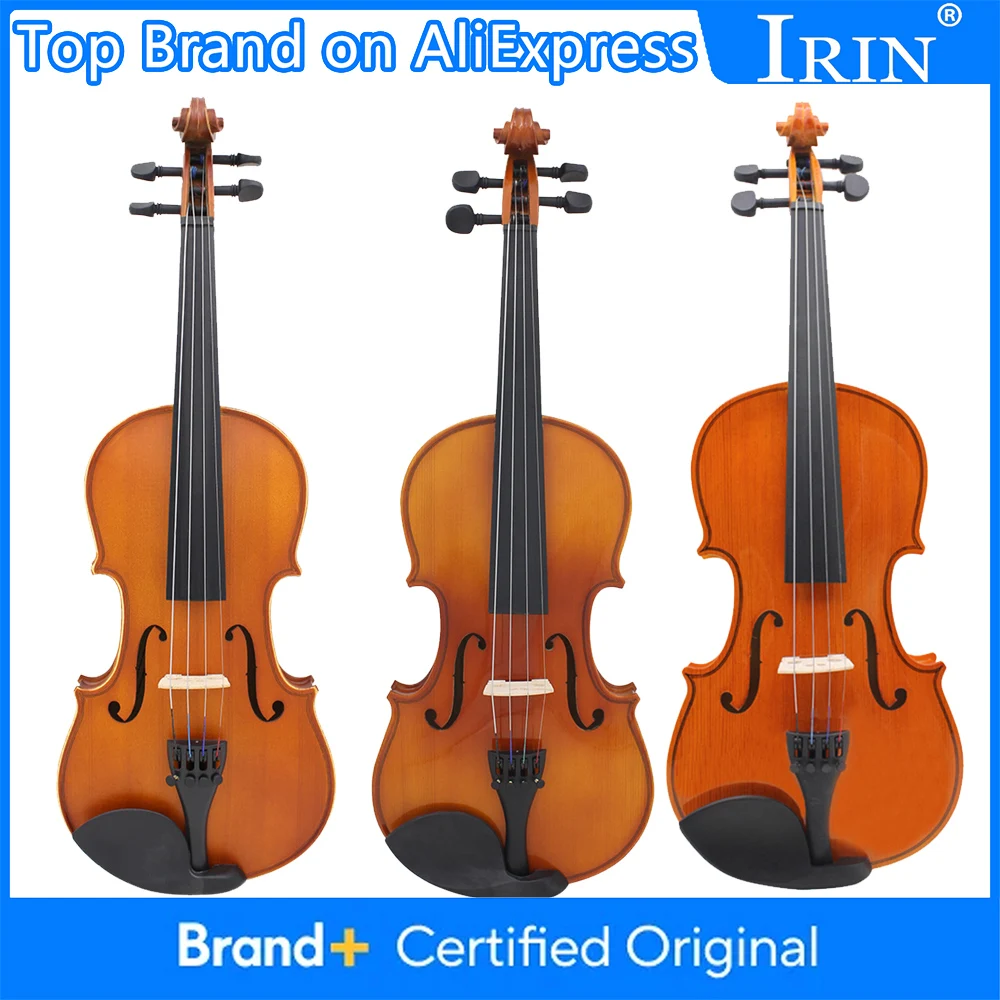 IRIN Acoustic Violin 4/4 Natural Color Spruce Violino With Bag Bow Pro Stringed Instrument for Violinist Playing Performance
IRIN Acoustic Violin 4/4 Natural Color Spruce Violino With Bag Bow Pro Stringed Instrument for Violinist Playing Performance