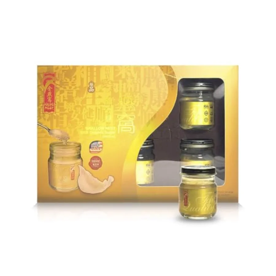 Gift Pack Premium Bird's Nest Soup - 6 bottles x 75ml 2.5 oz
Gift Pack Premium Bird's Nest Soup - 6 bottles x 75ml 2.5 oz