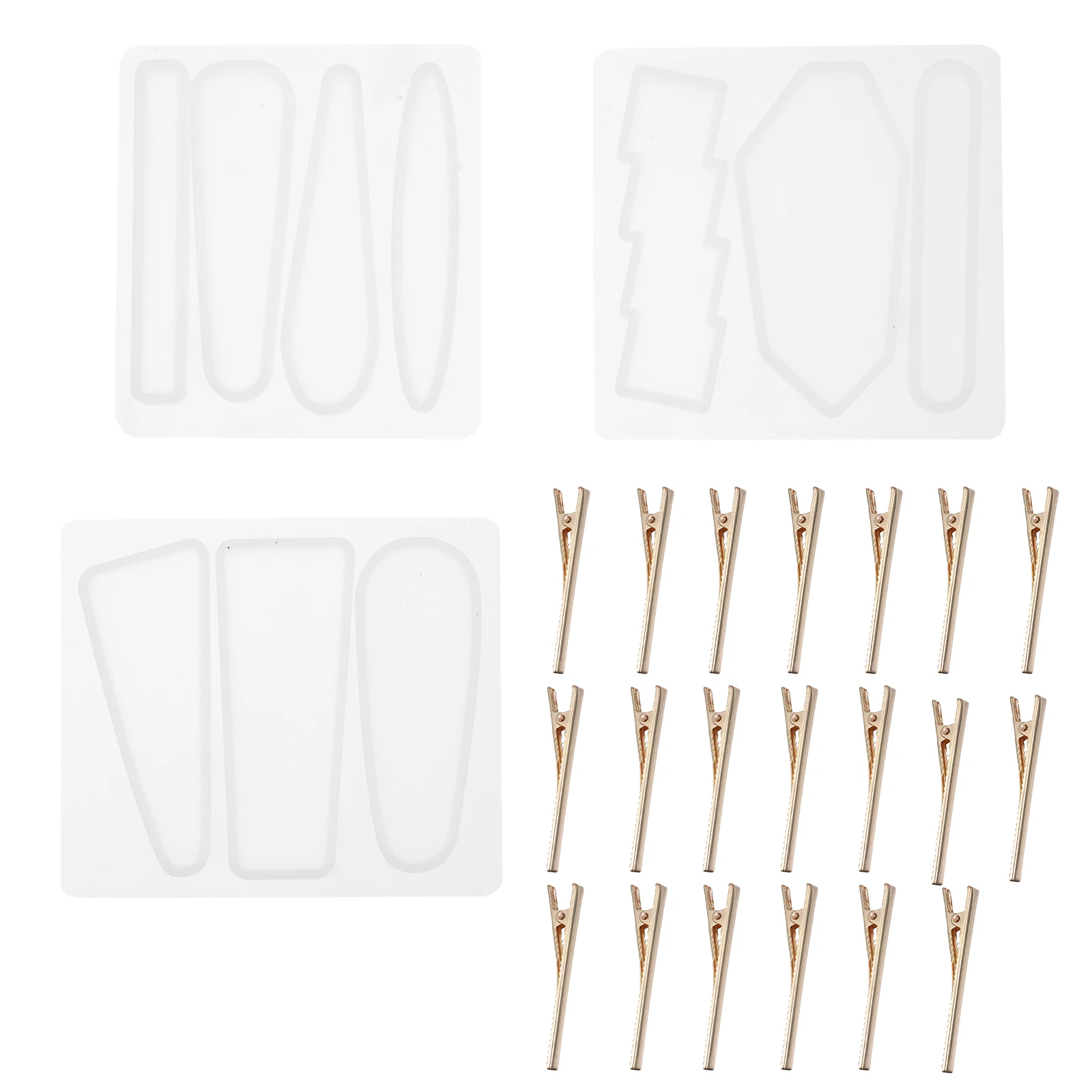 23pcs Hairpin Mold Silicone Casting Epoxy DIY Accessories Flexible Durable Reusable Stylish Practical Long Term Use
23pcs Hairpin Mold Silicone Casting Epoxy DIY Accessories Flexible Durable Reusable Stylish Practical Long Term Use