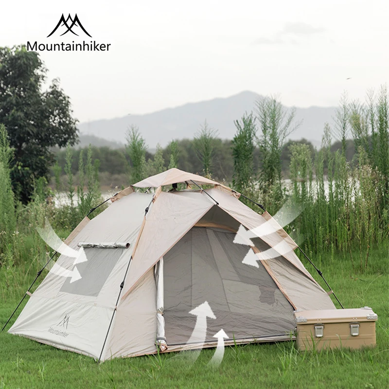Mountainhiker Portable Automatic Camping Tent Outdoor Quick Setup UV Protection Thickened Waterproof Picnic Park Tent
Mountainhiker Portable Automatic Camping Tent Outdoor Quick Setup UV Protection Thickened Waterproof Picnic Park Tent