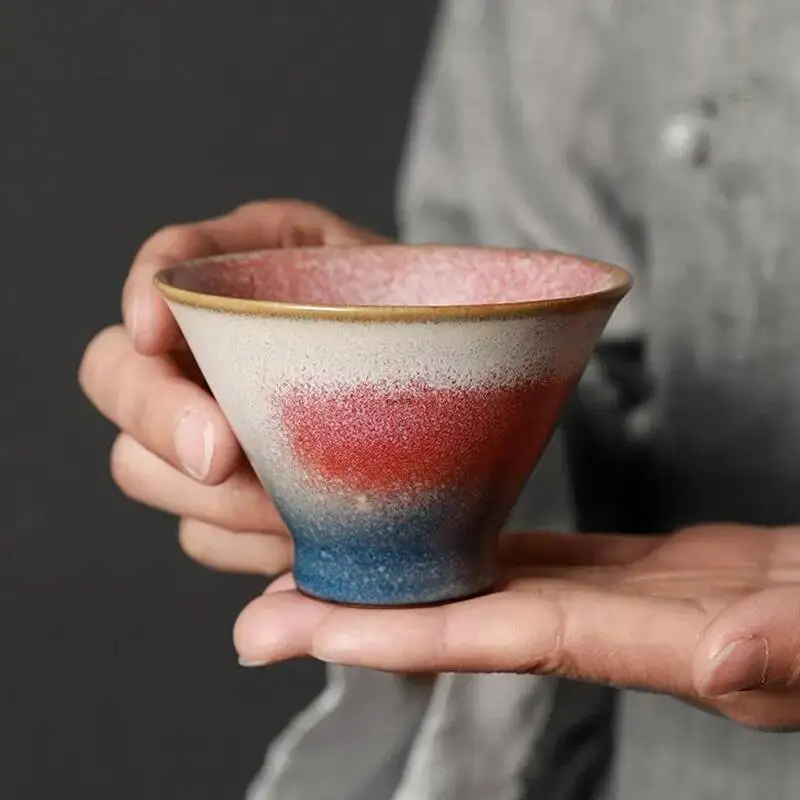 Iron Tire Rainbow Seto Ware Ceramic Tea Cup Jian Zhan Master Cup Coarse Pottery Change Single Cup
Iron Tire Rainbow Seto Ware Ceramic Tea Cup Jian Zhan Master Cup Coarse Pottery Change Single Cup