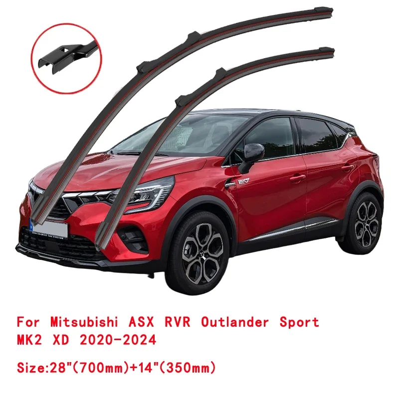 For Mitsubishi ASX MK1 MK2 2010-2024 RVR Outlander Sport Car Windshield Wiper Blade Front Windscreen Windshield Brushes Washer
For Mitsubishi ASX MK1 MK2 2010-2024 RVR Outlander Sport Car Windshield Wiper Blade Front Windscreen Windshield Brushes Washer