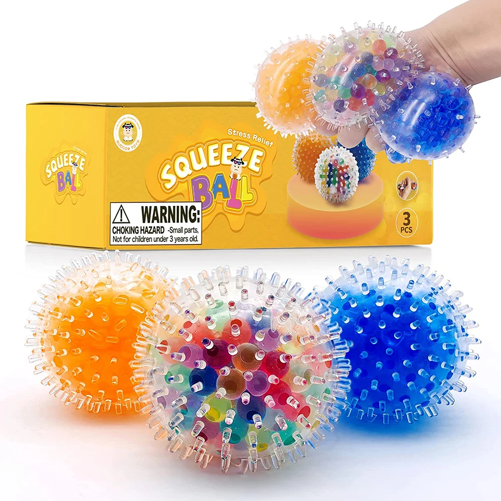 Rainbow Spiny Water Bead Stress Balls Stress Relief Squeeze Toys Fingertip Kawaii Soft Squishy Balls Fidget Toys Anxiety Relief
Rainbow Spiny Water Bead Stress Balls Stress Relief Squeeze Toys Fingertip Kawaii Soft Squishy Balls Fidget Toys Anxiety Relief