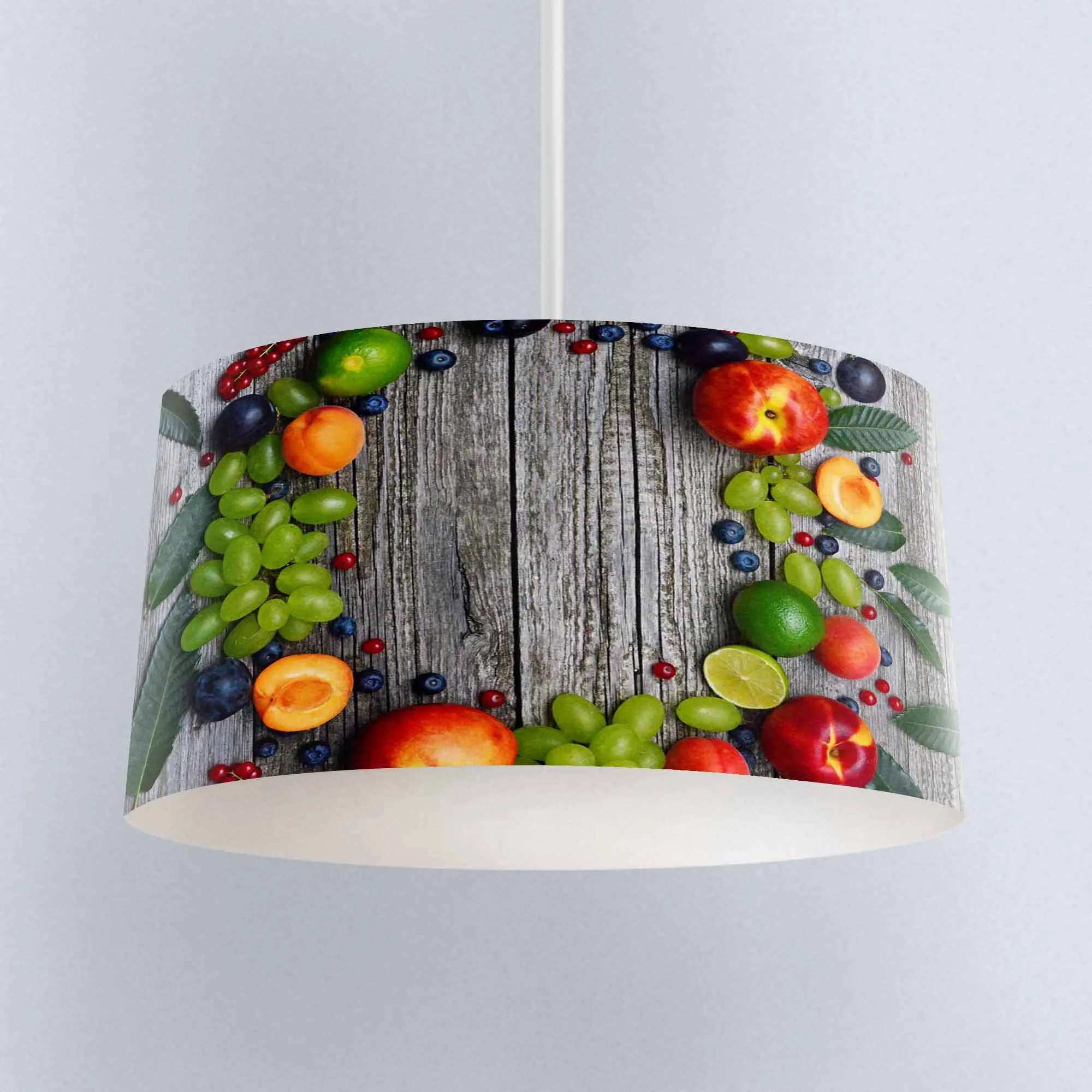 Else Gray Wood n Grapes Peach Fruits Printed Fabric Kitchen Chandelier Lamp Drum Lampshade Floor Ceiling Pendant Light Shade
Else Gray Wood n Grapes Peach Fruits Printed Fabric Kitchen Chandelier Lamp Drum Lampshade Floor Ceiling Pendant Light Shade