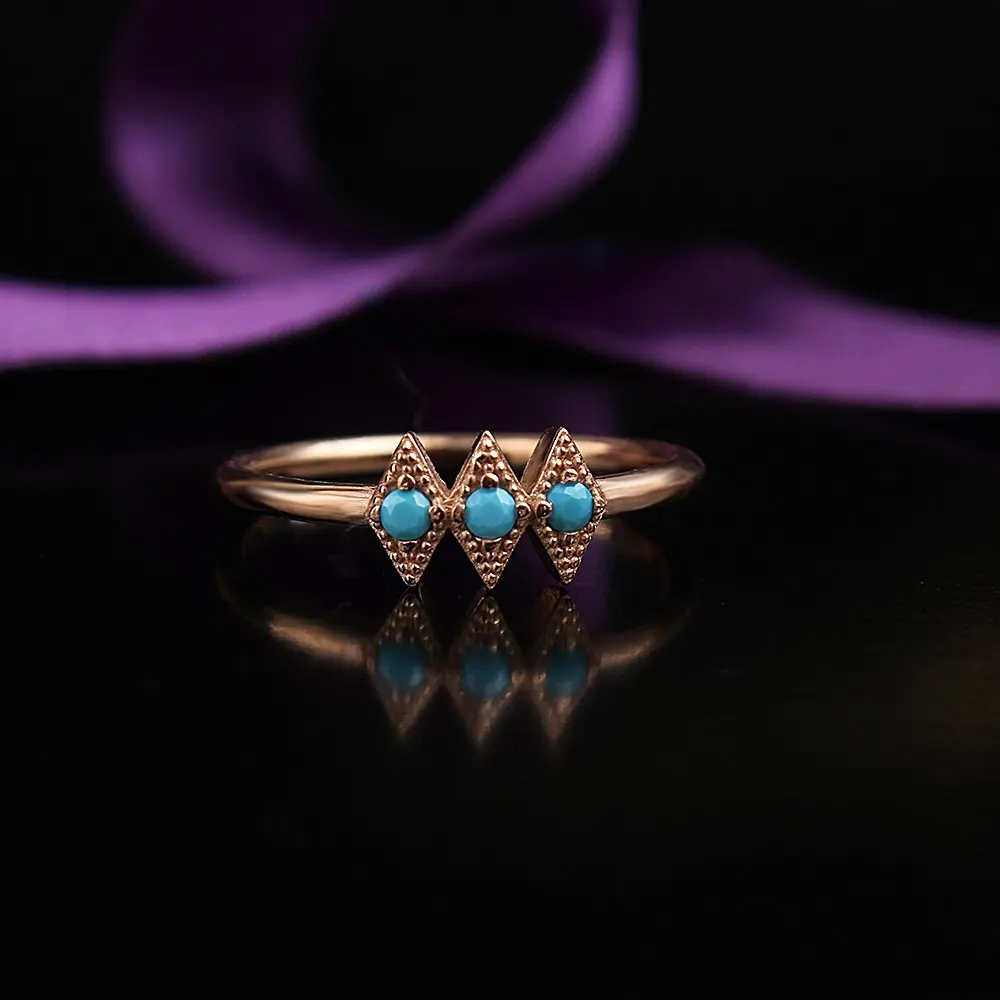 Women turquoise stone Rose plated 925 sterling silver ladies ring custom design handmade Made in Turkey
Women turquoise stone Rose plated 925 sterling silver ladies ring custom design handmade Made in Turkey