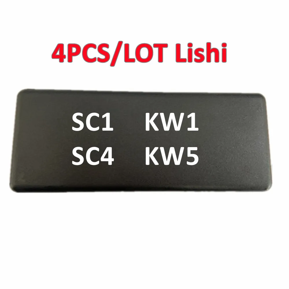 4 шт./лот оригинальный Lishi SC1 SC4 KW1 KW5 инструмент Lishi 2 в 1 домашний замок Слесарные Инструменты
4 шт./лот оригинальный Lishi SC1 SC4 KW1 KW5 инструмент Lishi 2 в 1 домашний замок Слесарные Инструменты