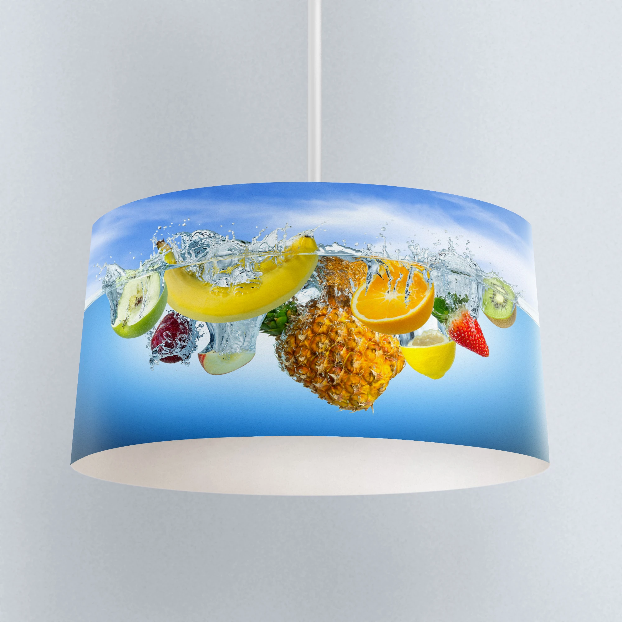 Else Blue Water in Fruits Banana Printed Fabric Kitchen Chandelier Lamp Drum Lampshade Floor Ceiling Pendant Light Shade
Else Blue Water in Fruits Banana Printed Fabric Kitchen Chandelier Lamp Drum Lampshade Floor Ceiling Pendant Light Shade
