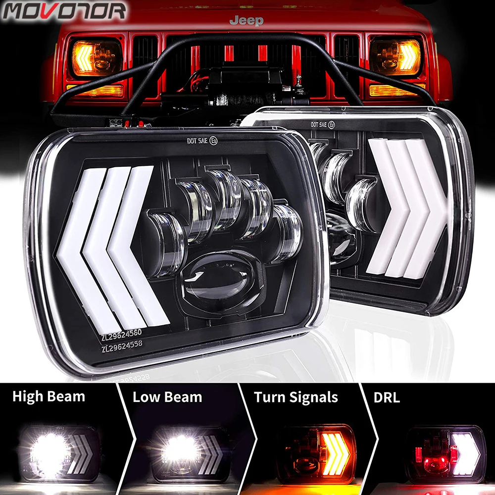 7x светодиодный ные фары H6054 5x7 дюймов, светодиодная фара для Jeep-Cherokee XJ MJ Truck
7x светодиодный ные фары H6054 5x7 дюймов, светодиодная фара для Jeep-Cherokee XJ MJ Truck