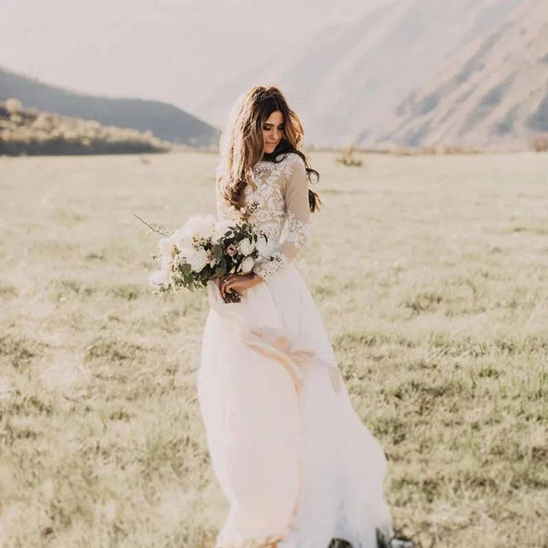 Ivory White Simple Boho Bohemian Beach Long Sleeve Party Dresses Country Bridal Gowns Floor Length Summer Hippie Western Event
Ivory White Simple Boho Bohemian Beach Long Sleeve Party Dresses Country Bridal Gowns Floor Length Summer Hippie Western Event