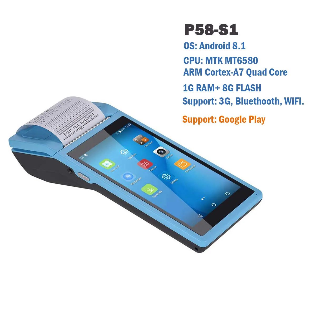 Netum PDA Android POS терминал чековый принтер ручной сборщик данных Bluetooth WiFi 3G
Netum PDA Android POS терминал чековый принтер ручной сборщик данных Bluetooth WiFi 3G