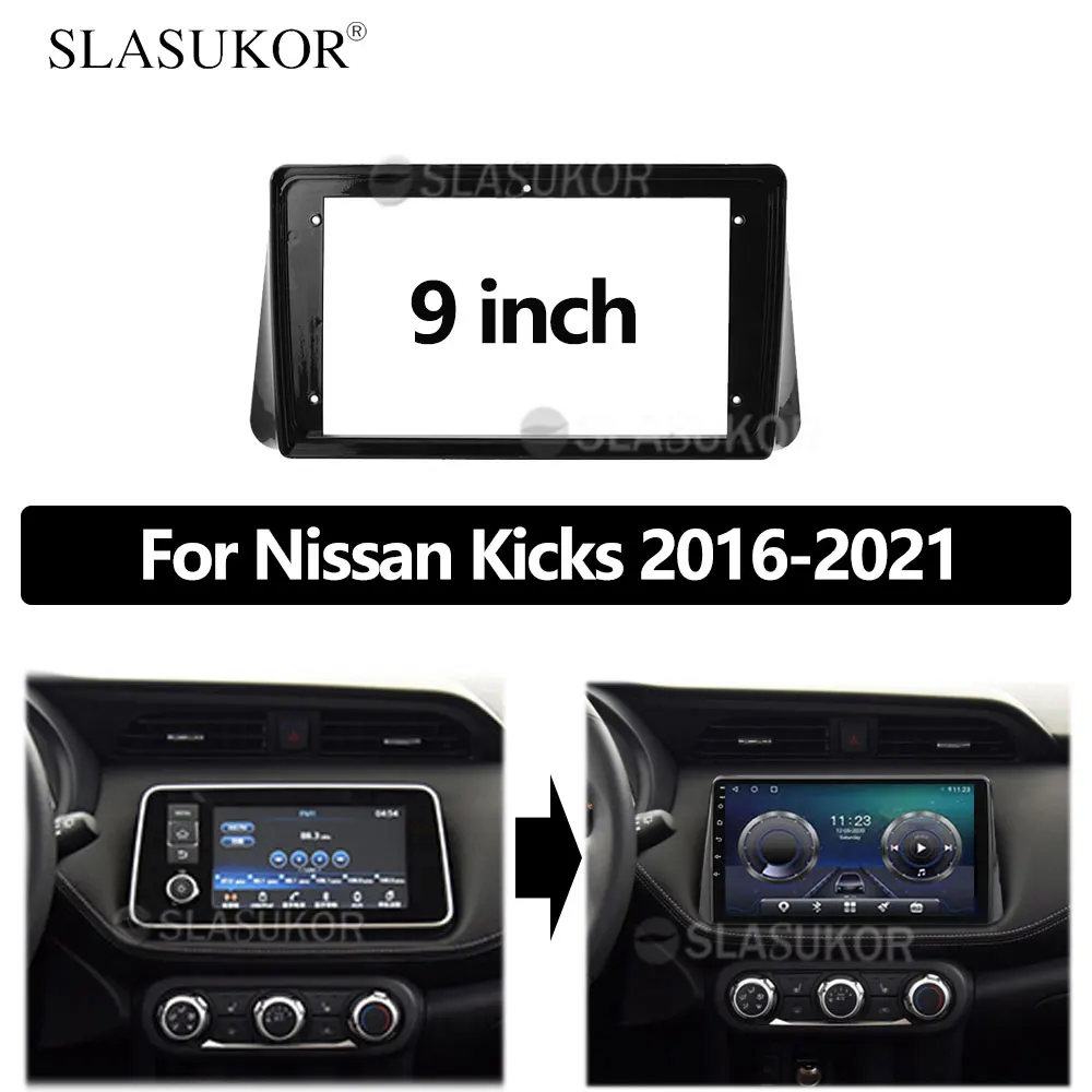 9 INCH Android Car frame Kit Fascia Panel For Nissan Kicks MICRA 2016 2017 2018 2019 - 2021 Android Big Screen Radio Audio Frame
9 INCH Android Car frame Kit Fascia Panel For Nissan Kicks MICRA 2016 2017 2018 2019 - 2021 Android Big Screen Radio Audio Frame