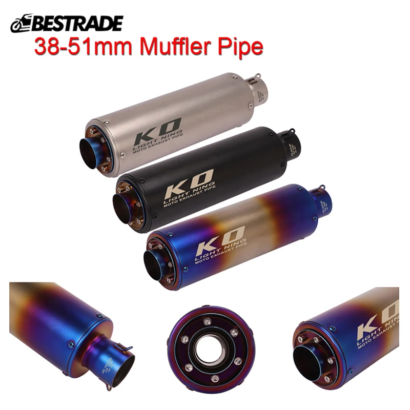 38-51mm Head Vent Muffler Tubes Motorcycle Universal Stainless Steel Exhaust Escape Pipe No DB Killer Refit System 370mm Length
38-51mm Head Vent Muffler Tubes Motorcycle Universal Stainless Steel Exhaust Escape Pipe No DB Killer Refit System 370mm Length