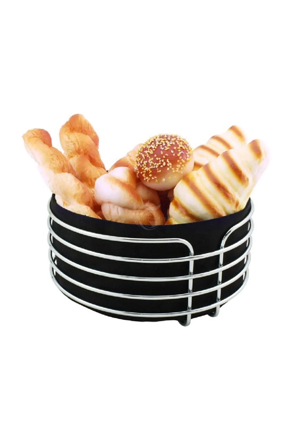 Stainless Metal Black Cloth Bread Basket storage in the kitchen container kitchen storage and organization box Kitchen organizer
Stainless Metal Black Cloth Bread Basket storage in the kitchen container kitchen storage and organization box Kitchen organizer