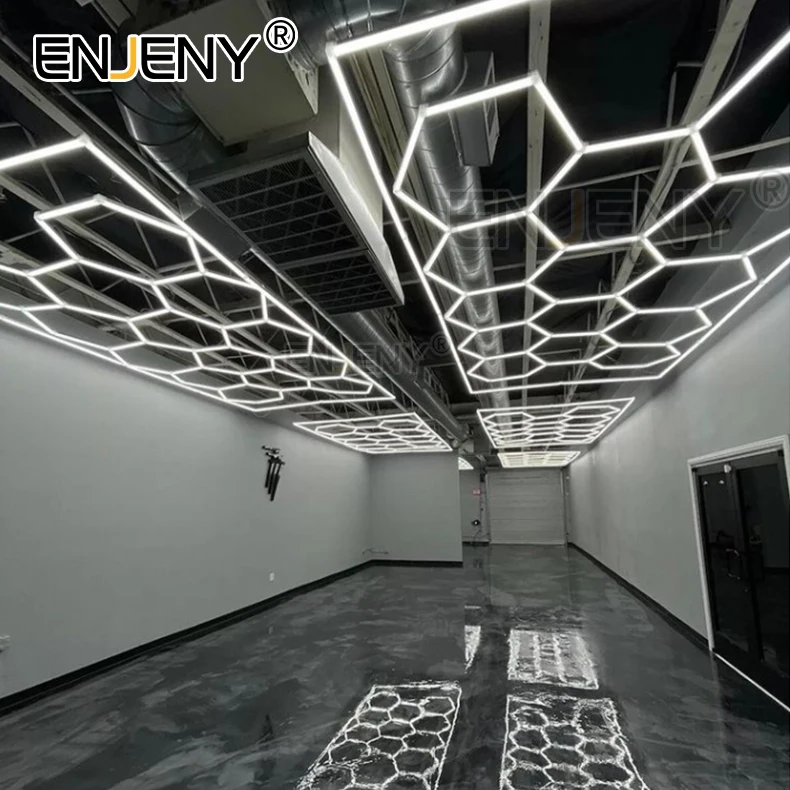 Car Wash Workshop Design LED Hexagonal Honeycomb ceiling detailing Lighting Auto Repair Garage Showroom tunnel design
Car Wash Workshop Design LED Hexagonal Honeycomb ceiling detailing Lighting Auto Repair Garage Showroom tunnel design