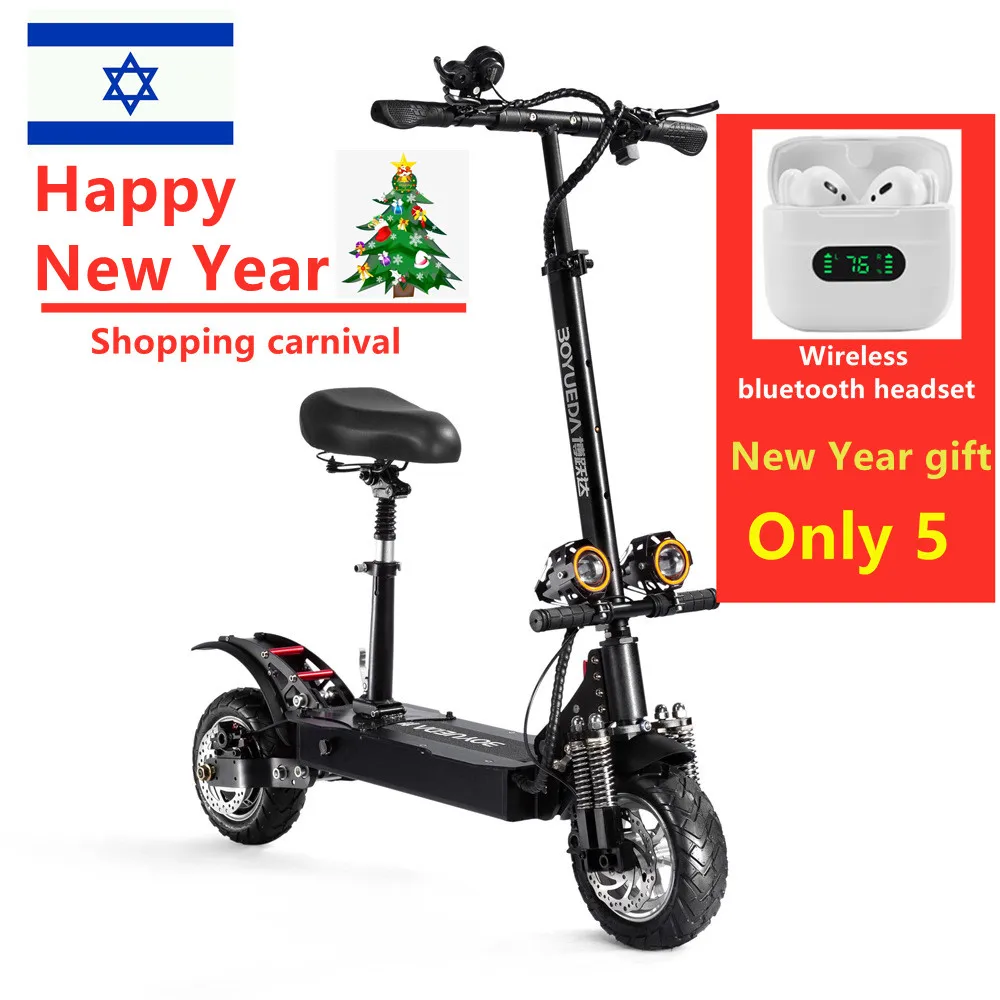 Electric scooter52V 10 inch 1600W oil brake adult folding scooter ultra light portable off-road vehicle upgrade waterproof motor
Electric scooter52V 10 inch 1600W oil brake adult folding scooter ultra light portable off-road vehicle upgrade waterproof motor