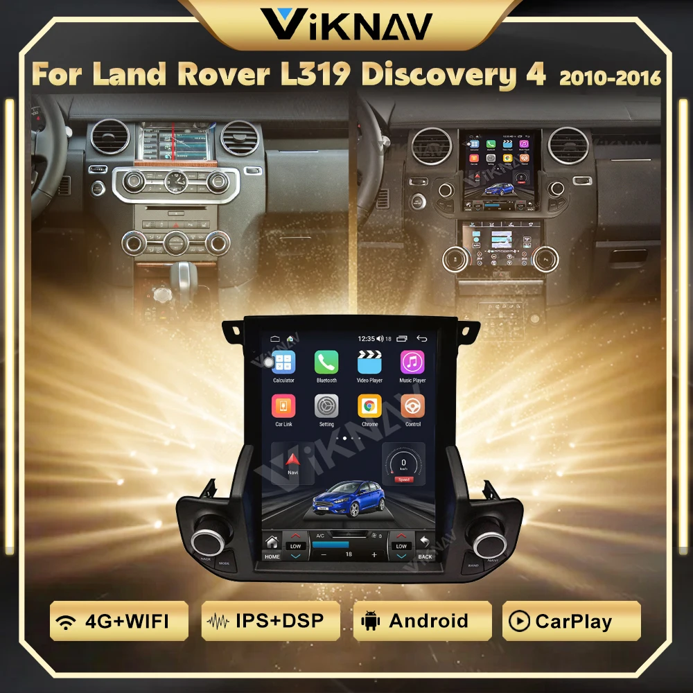 Автомобильный радиоприемник 10,4 дюйма, система Android для Land Rover L319 Discovery 4 2010-2016 LR4 с 7-дюймовой панелью кондиционирования воздуха, сенсорный HD-экран
Автомобильный радиоприемник 10,4 дюйма, система Android для Land Rover L319 Discovery 4 2010-2016 LR4 с 7-дюймовой панелью кондиционирования воздуха, сенсорный HD-экран