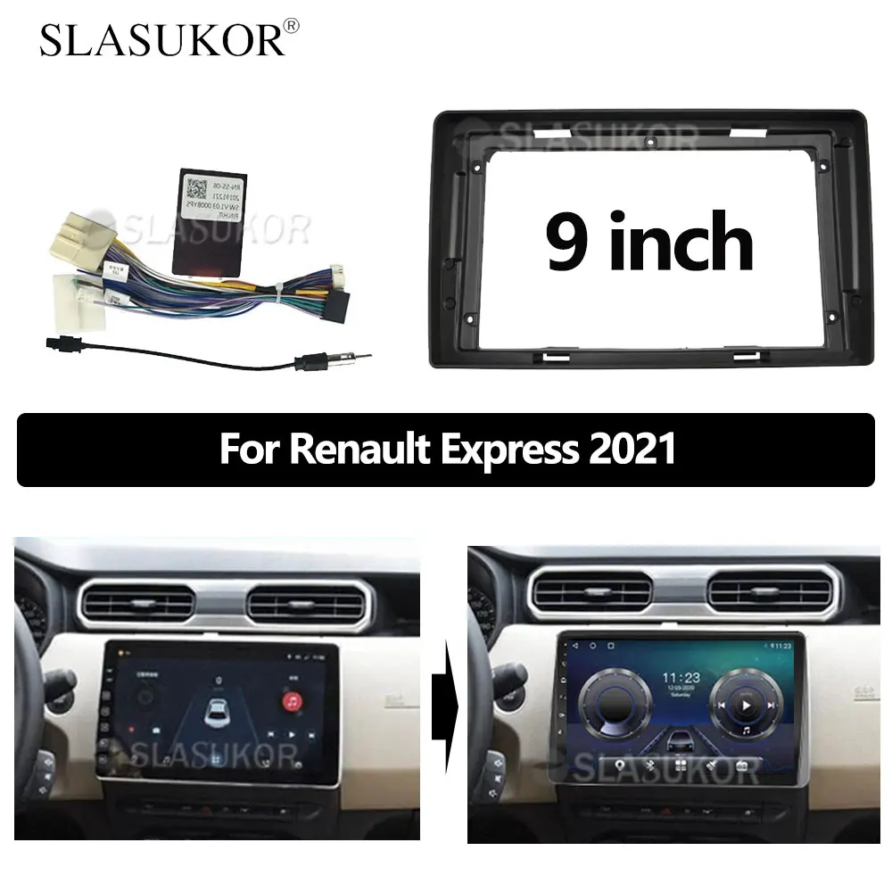 9 INCH Android Audio Car frame Kit Fascia Panel for Renault express 2021 Cable Canbus Android Big Screen Radio Audio Frame
9 INCH Android Audio Car frame Kit Fascia Panel for Renault express 2021 Cable Canbus Android Big Screen Radio Audio Frame