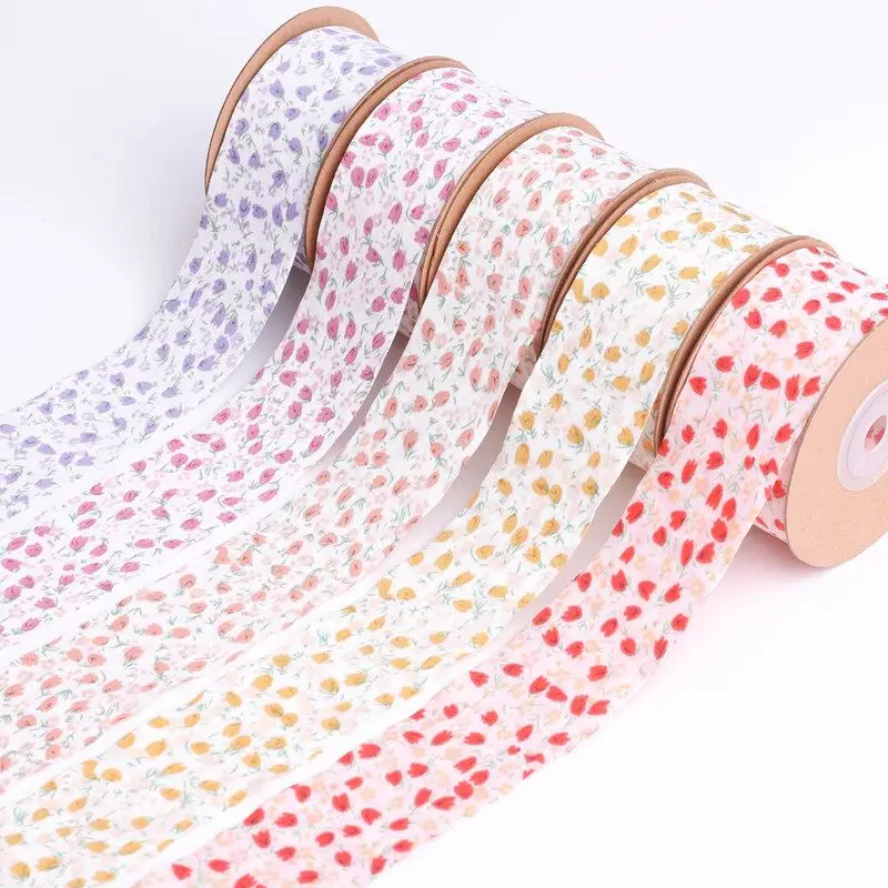 10 Yards 40mm double-sided flower ribbon DIY handmade material Headwear Hair bow clothing shoes hat accessories
10 Yards 40mm double-sided flower ribbon DIY handmade material Headwear Hair bow clothing shoes hat accessories