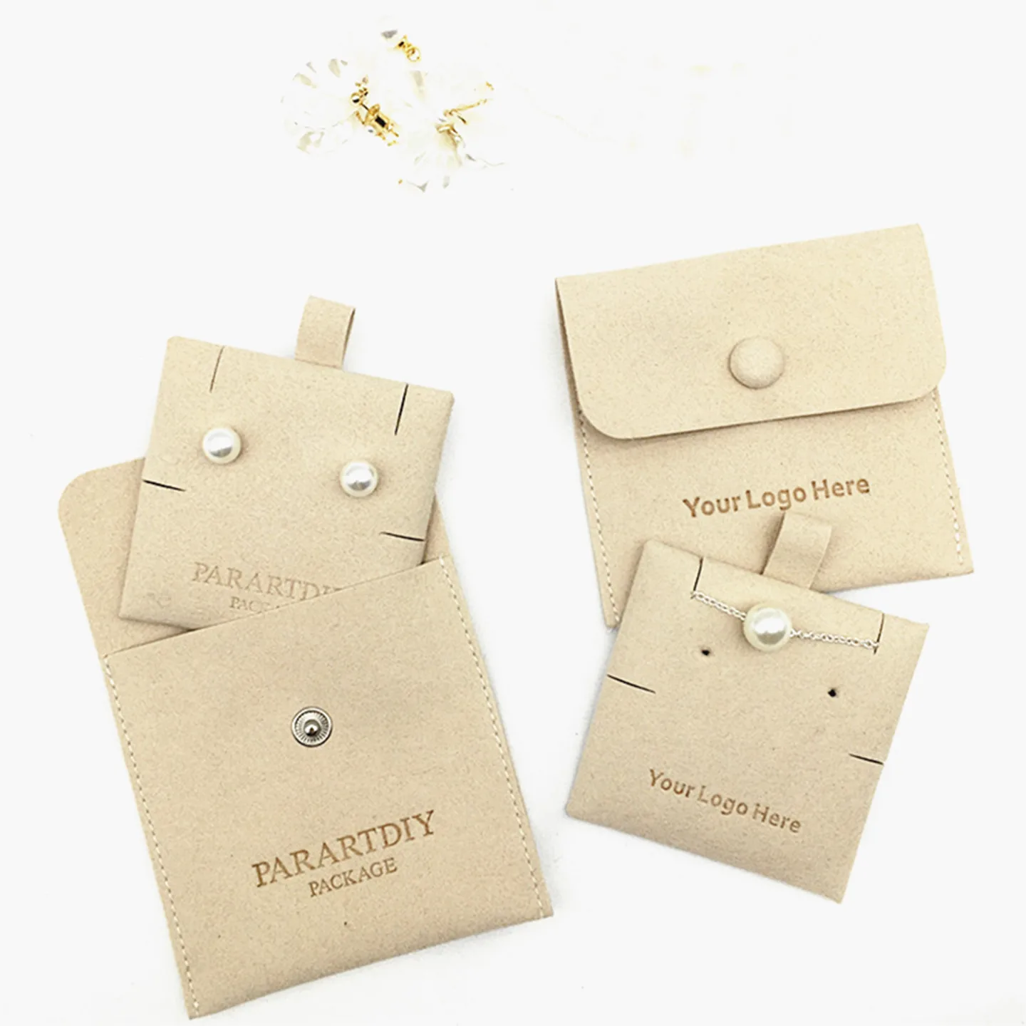 50 set custom jewelry package pouch bag with insert card Logo printed small earrings necklace packaging bags button wholesale
50 set custom jewelry package pouch bag with insert card Logo printed small earrings necklace packaging bags button wholesale
