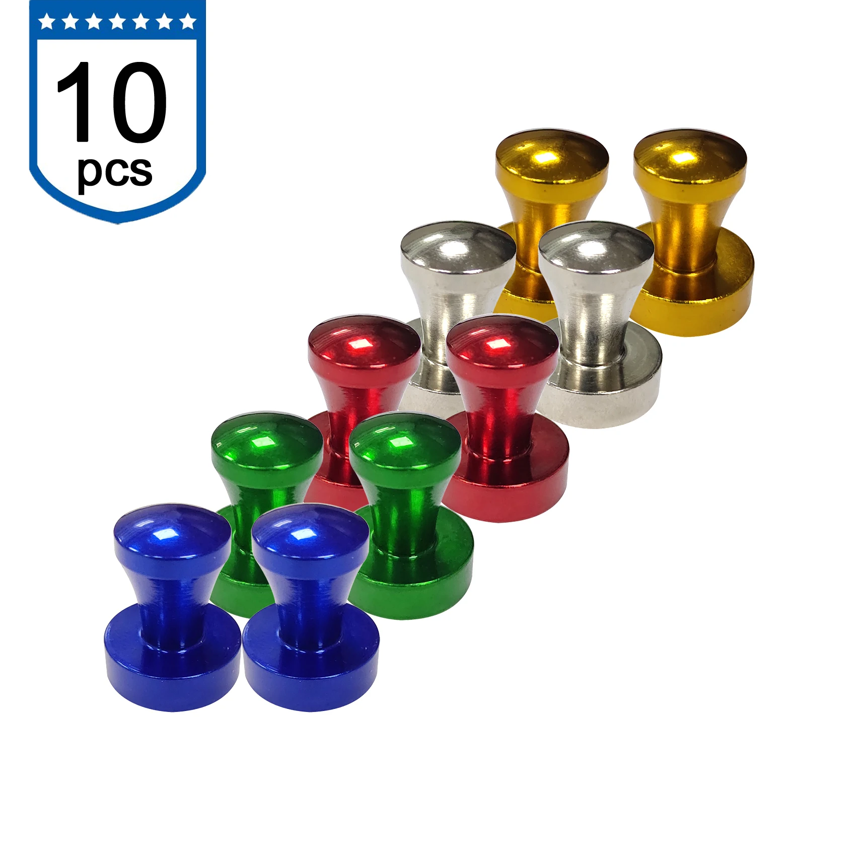 Edsrdux Magnetic Push Pins Dia 16mm - Colorful Practical Long Lasting Metal No Rust Heavy Duty Fridge Magnet for Whiteboa
Edsrdux Magnetic Push Pins Dia 16mm - Colorful Practical Long Lasting Metal No Rust Heavy Duty Fridge Magnet for Whiteboa