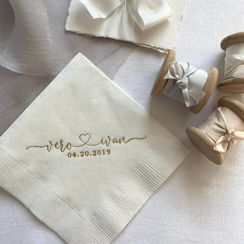 Personalized Wedding Napkins, Rehearsal Dinner, Engagement Party, Custom Bar Napkins, Custom Napkins - Destination Wedding
Personalized Wedding Napkins, Rehearsal Dinner, Engagement Party, Custom Bar Napkins, Custom Napkins - Destination Wedding