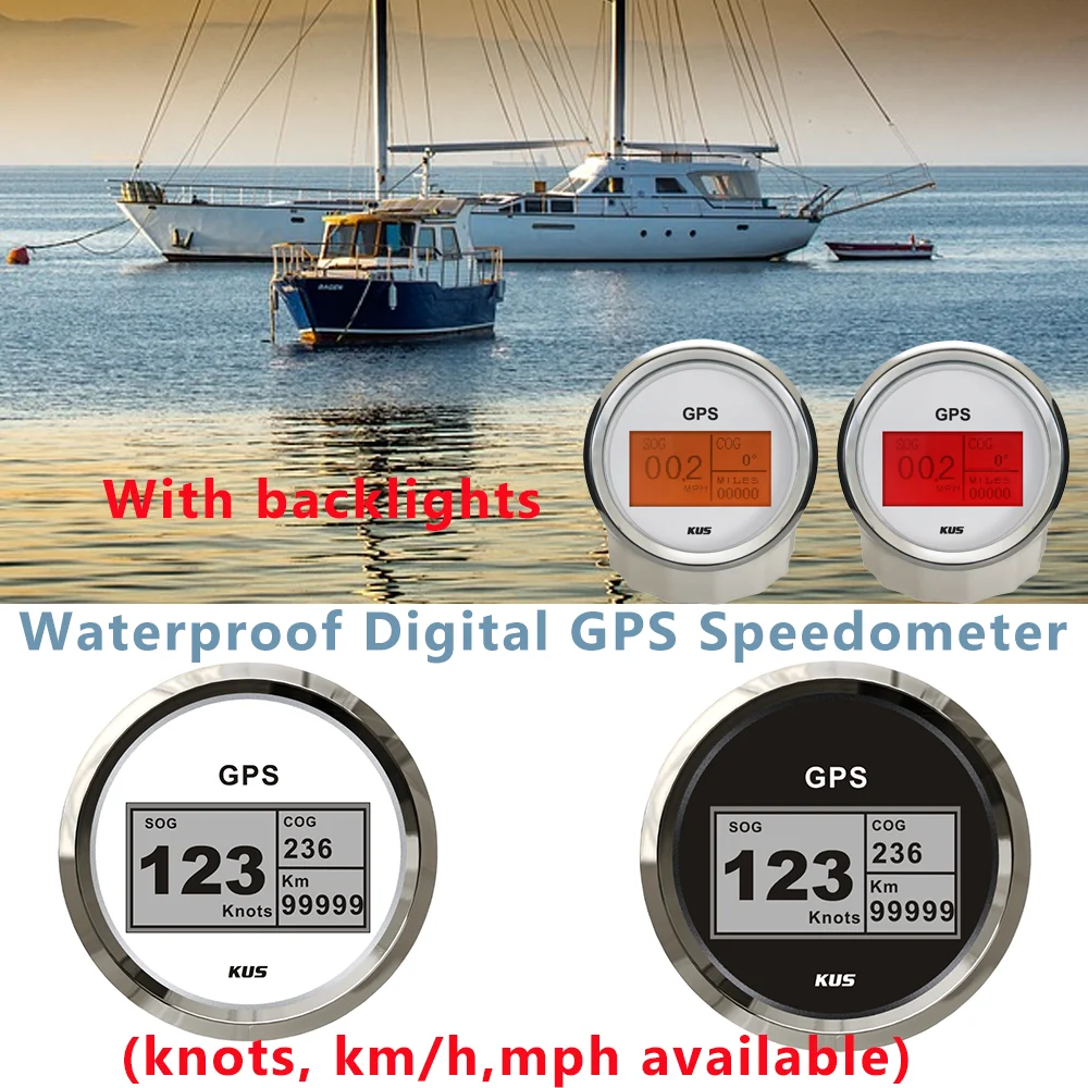 KUS 85 мм Цифровой GPS Спидометр морской трипметр COG датчик 12 в 24 В с красной Желтой подсветкой для автомобилей грузовиков кораблей
KUS 85 мм Цифровой GPS Спидометр морской трипметр COG датчик 12 в 24 В с красной Желтой подсветкой для автомобилей грузовиков кораблей