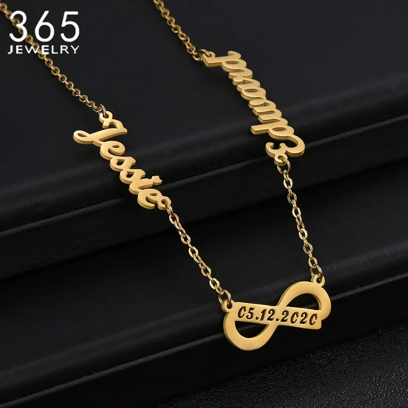 Custom Name Necklace Stainless Steel Multiple Names Necklaces Infinity Pendant Heart Butterfly For Women Personalized Jewelry
Custom Name Necklace Stainless Steel Multiple Names Necklaces Infinity Pendant Heart Butterfly For Women Personalized Jewelry