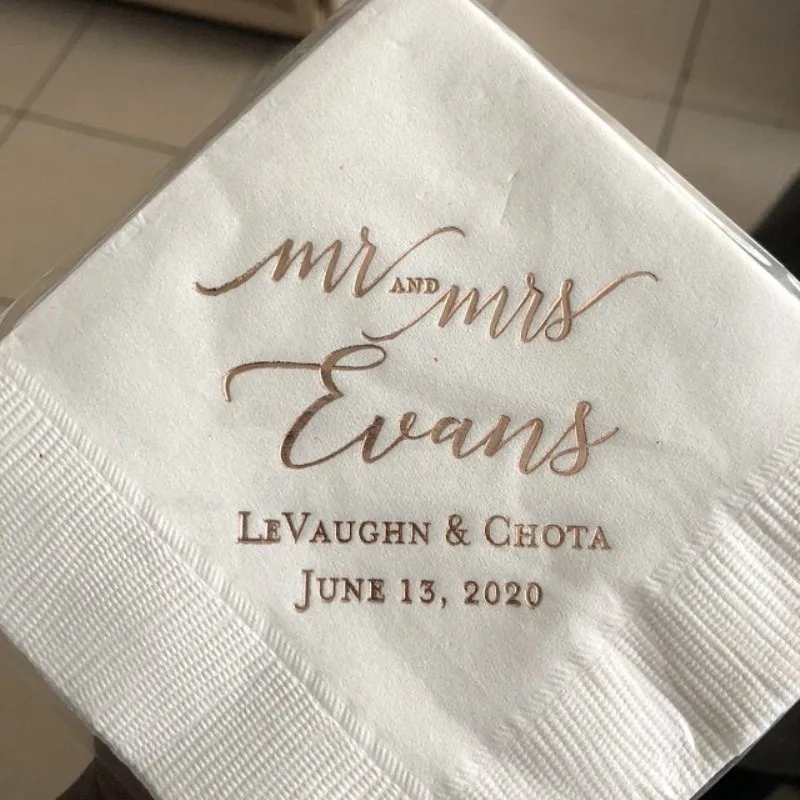 Mr and Mrs Personalized Wedding Napkins | Bridal Shower | Rehearsal Dinner | Engagement Party | Custom Bar Napkins baby shower
Mr and Mrs Personalized Wedding Napkins | Bridal Shower | Rehearsal Dinner | Engagement Party | Custom Bar Napkins baby shower