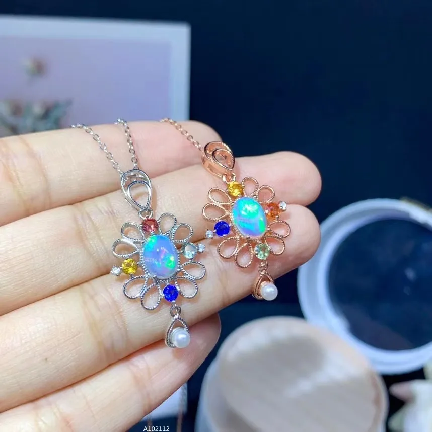 Fine Jewelry 925 Sterling Silver Natural Opal+Color Sapphire Female Model Girl Pendant+Necklace New Listing 2 Loss
Fine Jewelry 925 Sterling Silver Natural Opal+Color Sapphire Female Model Girl Pendant+Necklace New Listing 2 Loss