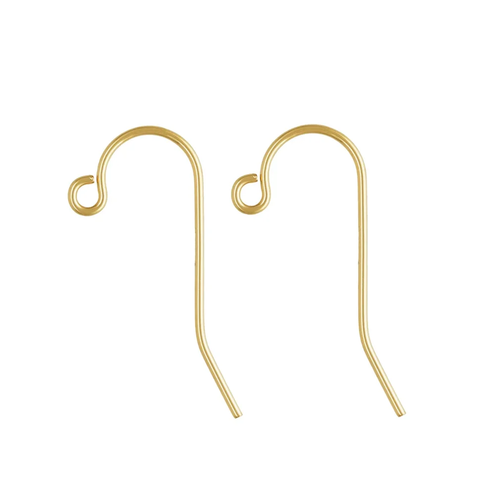 6 Pairs 14K Gold Filled French Ear Wire Hooks for Earring Jewelry Making 10x22mm Wire 0.69mm
6 Pairs 14K Gold Filled French Ear Wire Hooks for Earring Jewelry Making 10x22mm Wire 0.69mm