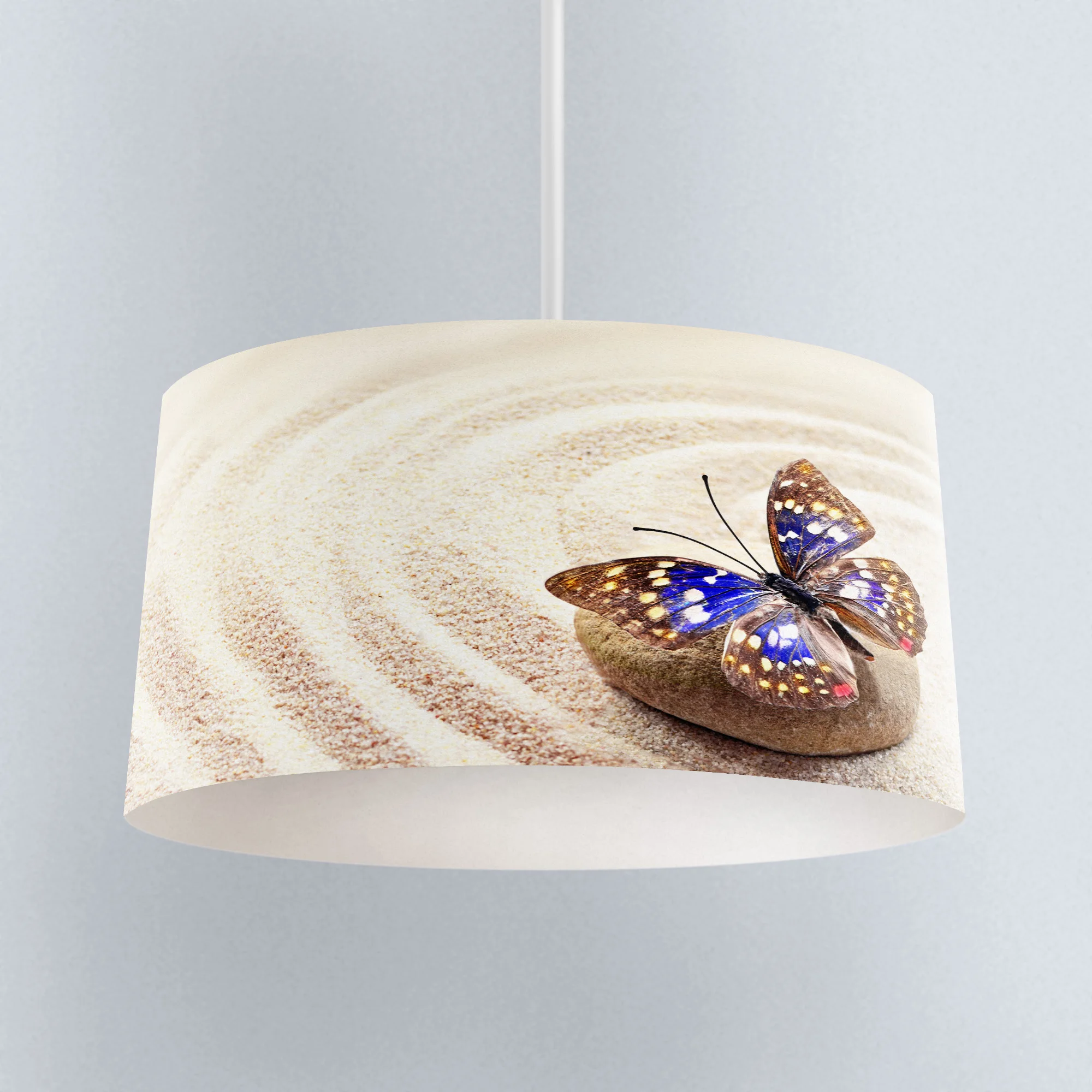 Else Yellow Beach Sand on Blue Butterfly Digital Printed Fabric Chandelier Lamp Drum Lampshade Floor Ceiling Pendant Light Shade
Else Yellow Beach Sand on Blue Butterfly Digital Printed Fabric Chandelier Lamp Drum Lampshade Floor Ceiling Pendant Light Shade