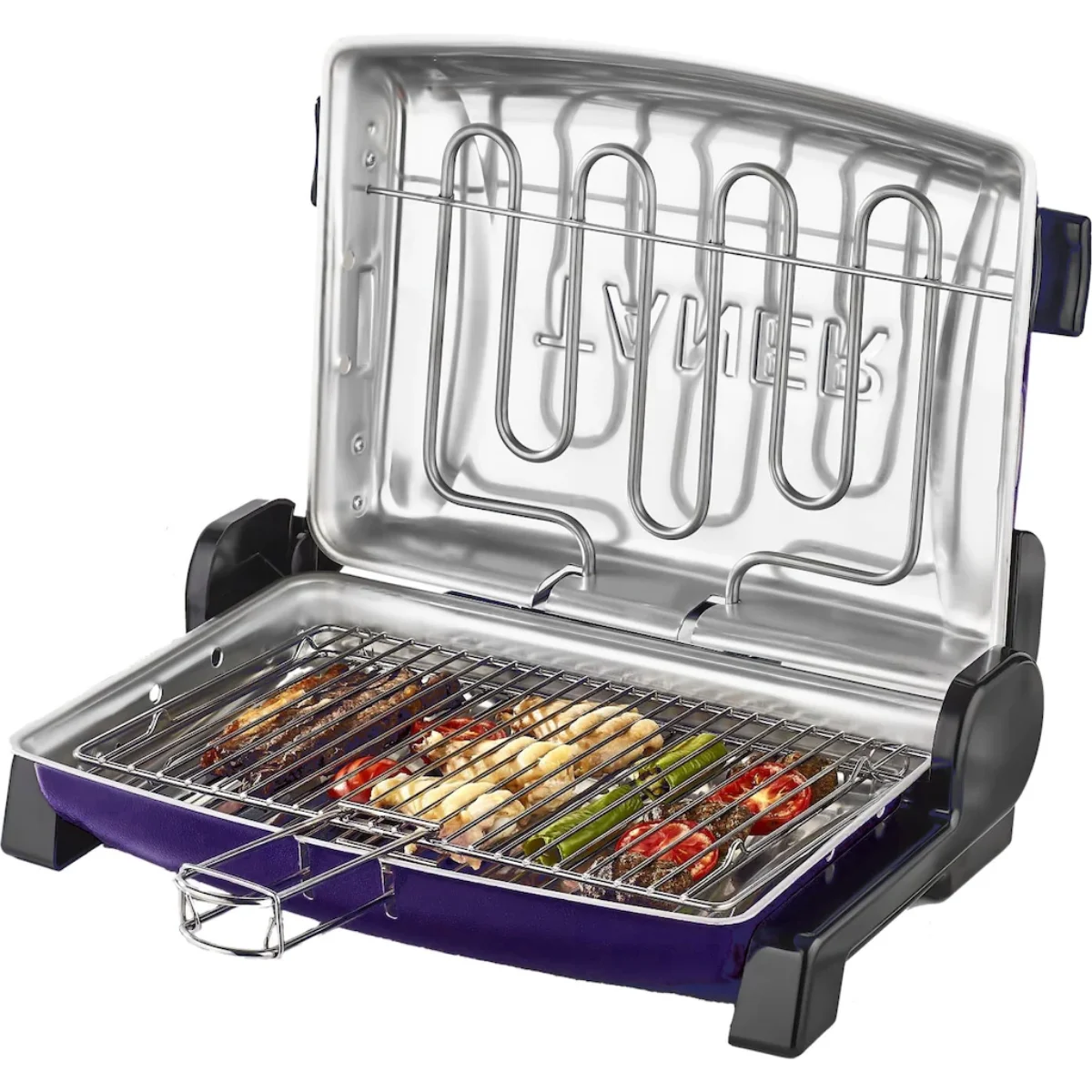 Double Wire Electric Grill, Light Aluminium Barbeque Infrared Smokeless Nonstick Indoor Outdoor Kitchen Chefs BBQ Cooking
Double Wire Electric Grill, Light Aluminium Barbeque Infrared Smokeless Nonstick Indoor Outdoor Kitchen Chefs BBQ Cooking