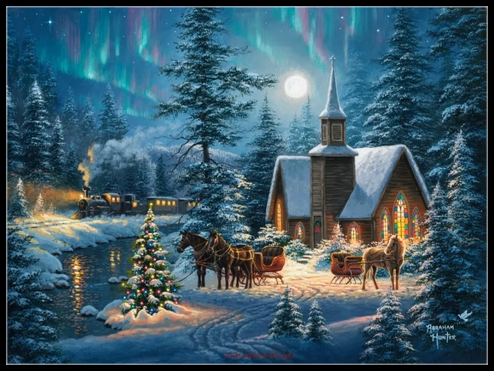 Silent Night 3 - Counted Cross Stitch Kits - Handmade Needlework for Embroidery 14 ct Cross Stitch Sets Christmas Holiday
Silent Night 3 - Counted Cross Stitch Kits - Handmade Needlework for Embroidery 14 ct Cross Stitch Sets Christmas Holiday