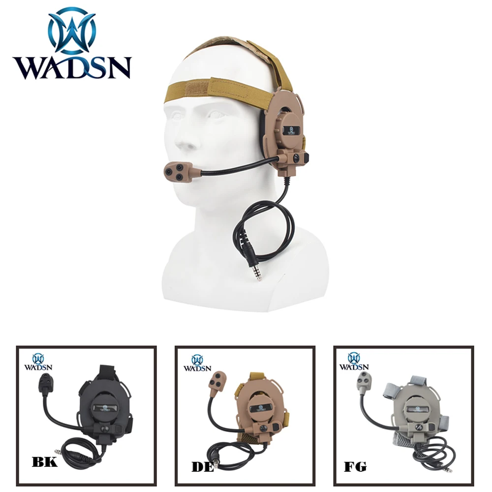 WADSN Tactical Headset BOWMAN III EVO III CS Wargame Headphone For Ourtdoor Hunting Training Walkie Talkie Helmet Communication
WADSN Tactical Headset BOWMAN III EVO III CS Wargame Headphone For Ourtdoor Hunting Training Walkie Talkie Helmet Communication