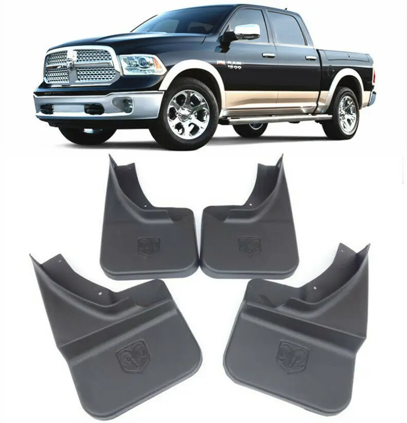 4 Pcs/Set Molded Car Mud Flaps For 2009-2018 Dodge Ram 1500 2500 3500 With Fender Flares Mudguards Splash Guards Accessories
4 Pcs/Set Molded Car Mud Flaps For 2009-2018 Dodge Ram 1500 2500 3500 With Fender Flares Mudguards Splash Guards Accessories