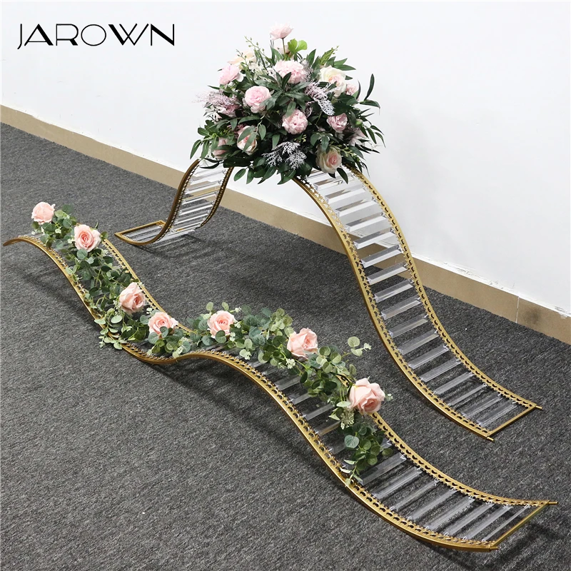 JAROWN Wedding Decor Flower Stand Acrylic Wave S-shaped Ever Changing Big Wave Grid Road Lead Iron Art Wedding Gold Decoration
JAROWN Wedding Decor Flower Stand Acrylic Wave S-shaped Ever Changing Big Wave Grid Road Lead Iron Art Wedding Gold Decoration