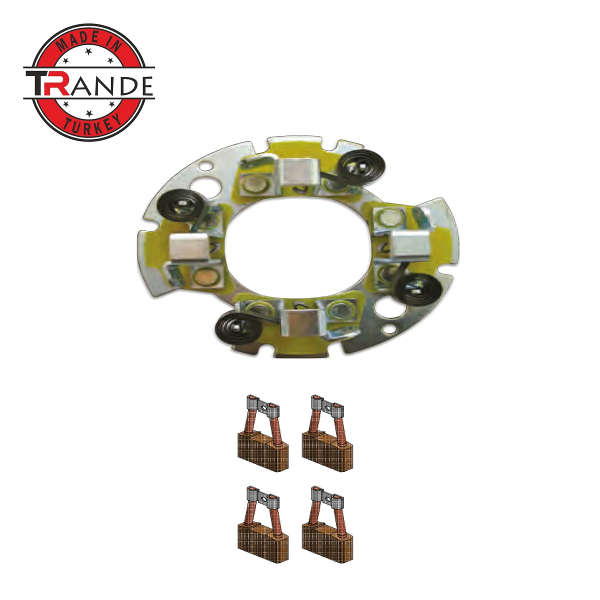 Стартовый держатель для щетки с карбоновыми щетками RX 134 10,5x36,6x24,4 12 Вольт, Сделано в Турции 1988121, 1988122
Стартовый держатель для щетки с карбоновыми щетками RX 134 10,5x36,6x24,4 12 Вольт, Сделано в Турции 1988121, 1988122