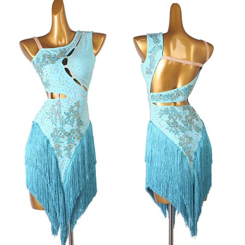 fringe latin dress salsa dress latin dress lace women polka dot print latin dance dress for girls lq223
fringe latin dress salsa dress latin dress lace women polka dot print latin dance dress for girls lq223