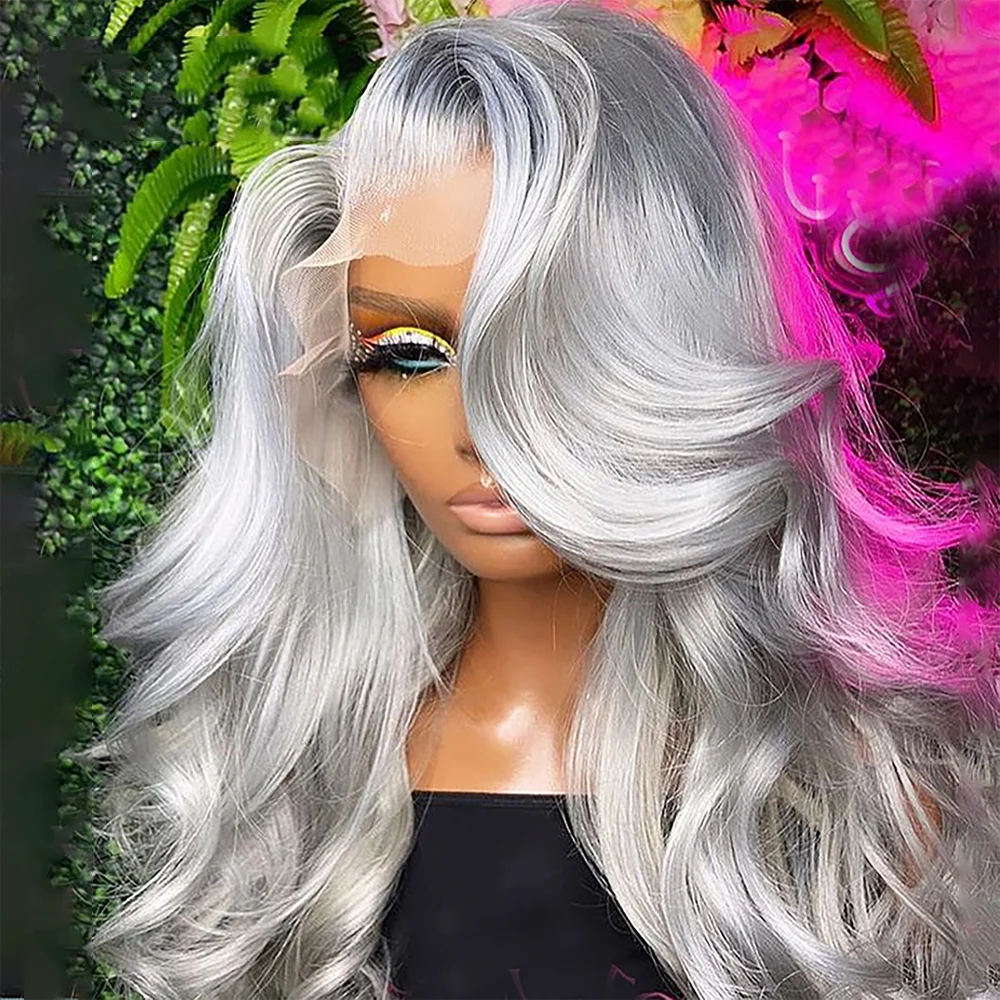 Grey Wig Body Wave 13x4 Transparent Lace Front Wig 30 Inch Human Hair Wigs For Women Pre Plucked Brazilian Remy Hair Lace Wig
Grey Wig Body Wave 13x4 Transparent Lace Front Wig 30 Inch Human Hair Wigs For Women Pre Plucked Brazilian Remy Hair Lace Wig