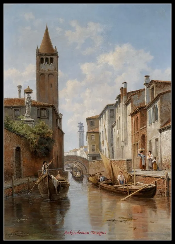 Full Embroidery Counted Cross Stitch Kits Needlework - Crafts 14 ct Aida DIY Arts Handmade Decor Oil painting - The Canal
Full Embroidery Counted Cross Stitch Kits Needlework - Crafts 14 ct Aida DIY Arts Handmade Decor Oil painting - The Canal